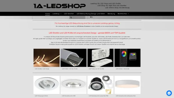 Website Screenshot: 1A-Ledshop - Ledshop | Höchste Qualität | TOP Design | LED Online Shop - Date: 2023-06-15 16:02:34