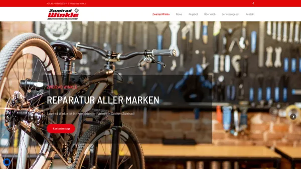 Website Screenshot: 2 Rad Winkle - Home | Fahrräder Neunkirchen - Zweirad Winkle - Date: 2023-06-26 10:25:48