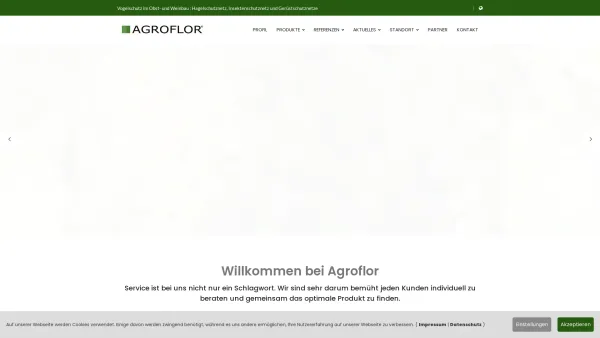 Website Screenshot: AGROFLOR Kunststoff GmbH - Agroflor : Homepage - Date: 2023-06-14 10:38:27
