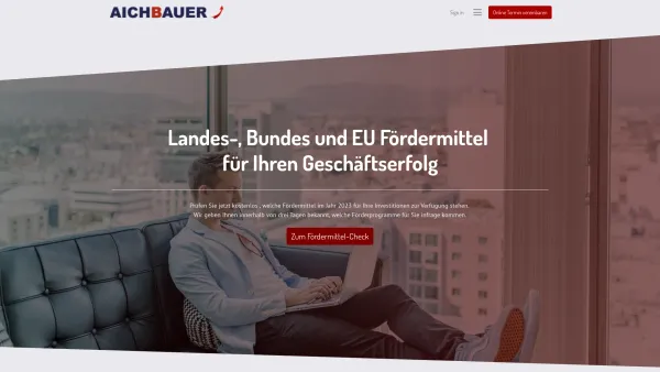 Website Screenshot: Aichbauer Happy Moment - Start | KMU Förderberatung - Date: 2023-06-22 12:13:02