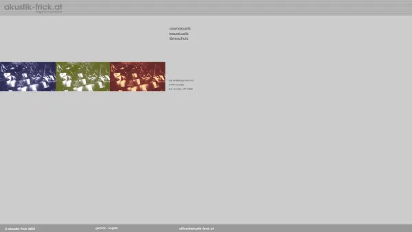 Website Screenshot: akustik-frick.at Ingenieurbüro - Date: 2023-06-14 10:38:29
