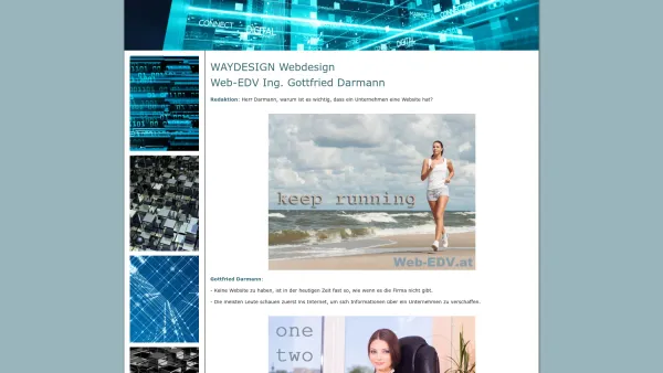 Website Screenshot: Waydesign - WAYDESIGN Webdesign Web-EDV Gottfried Darmann - Date: 2023-06-22 12:13:02