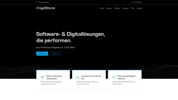 Website Screenshot: AngelStone Media GmbH - AngelStone.at - Date: 2023-06-14 10:37:32