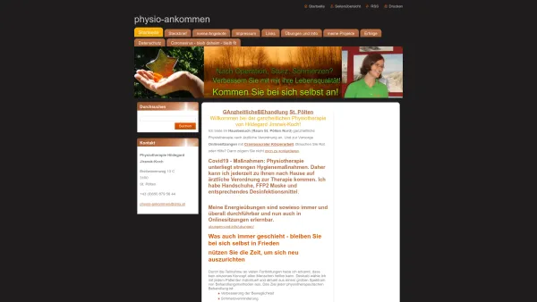 Website Screenshot: GAnzheiltlicheBEhandlungTULLN
Praxisgemeinschaft
Physiotherapie - home - Date: 2023-06-22 12:13:02