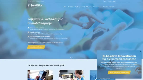 Website Screenshot: onOffice Software GmbH - Maklersoftware für Immobilienprofis - onOffice - Date: 2023-06-26 10:25:48