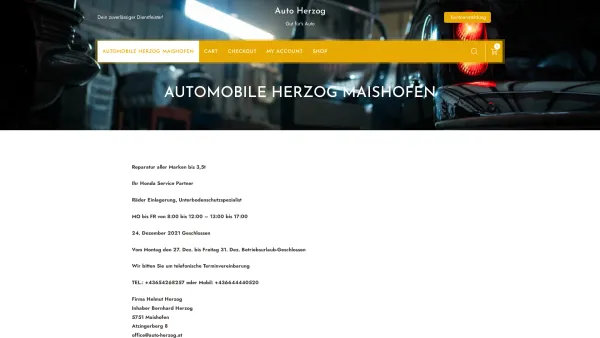 Website Screenshot: Helmut bei auto-herzog - Auto Herzog – Gut für's Auto - Date: 2023-06-22 12:13:02