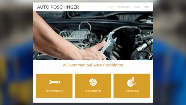 Website Screenshot: Auto-Poschinger - Auto Poschinger – Die KFZ Werkstatt - Date: 2023-06-15 16:02:34
