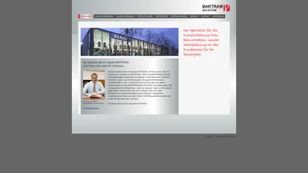 Website Screenshot: Dipl.-Ing. Fr. Bartram GmbH & Co. KG - BARTRAM-BAU-SYSTEM - Date: 2023-06-14 10:38:29