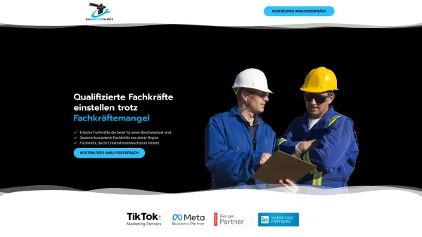 Website Screenshot: Bauarbeitertalente - Arbeiter Finden | Mitarbeitergewinnung Bau | Bauarbeitertalente - Date: 2023-06-14 10:37:01