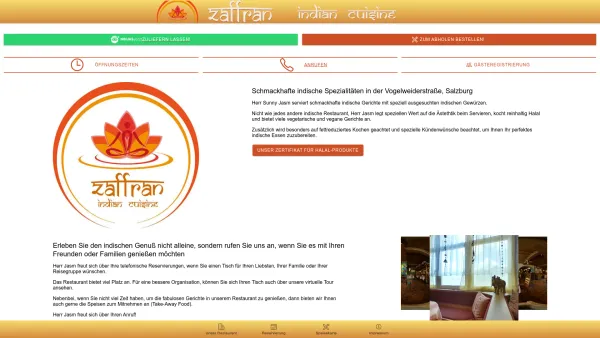 Website Screenshot: Restaurante Bella Vita - zaffran.app - Date: 2023-06-22 12:13:02
