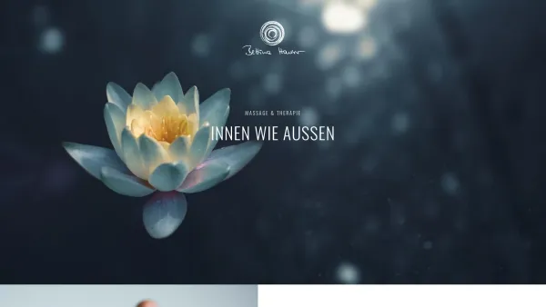 Website Screenshot: Bettina Hauser Massage & Therapie - Bettina Hauser | ganzheitliche Masseurin in Schwaz - Date: 2023-06-26 10:25:50