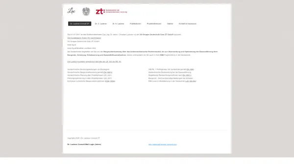 Website Screenshot: BGL Bodenmechanik und Grundbau Lackner ZT - Dr. Lackner Consult ZT - Date: 2023-06-14 10:38:07