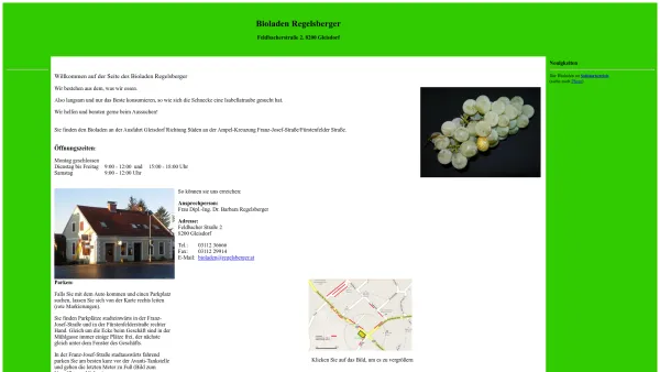 Website Screenshot: Bioladen Regelsberger - Bioladen Regelsberger - Date: 2023-06-14 10:37:35