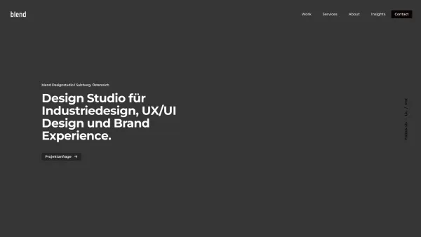 Website Screenshot: blend Designagentur - blend Designstudio - Industriedesign l Produktdesign l 3D-Visualisierung - Date: 2023-06-22 12:13:02