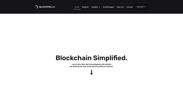 Website Screenshot: BLOCKFELLA - BLOCKFELLA - Blockchain & Crypto Simplified - Date: 2023-06-14 10:46:33