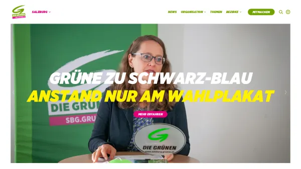 Website Screenshot: Blog der Grünen Abgeordneten im Salzburger Landtag Grüne Salzburg Landtagsabgeordnete - Startseite - Die Grünen Salzburg - Date: 2023-06-22 12:13:02