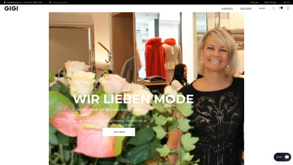 Website Screenshot: BOUTIQUE GIGI Modehandel GmbH - Boutique GIGI – Damen-Designer-Mode Onlineshop - Date: 2023-06-26 10:25:50
