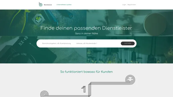 Website Screenshot: bowaso GmbH - bowaso - Handwerker & Dienstleister finden und Termin buchen - Date: 2023-06-26 10:25:50