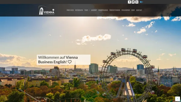 Website Screenshot: Business Englisch Unterricht, Proofreading, Korrekturlesen Englisch in Wien mit Muttersprachler aus USA - Date: 2023-06-26 10:25:50