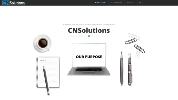 Website Screenshot: CNSolutions All-in-One web services - ➽ Homepage ➽ Online Marketing ➽ SEO ➽ Grafikdesign - Date: 2023-06-26 10:25:50