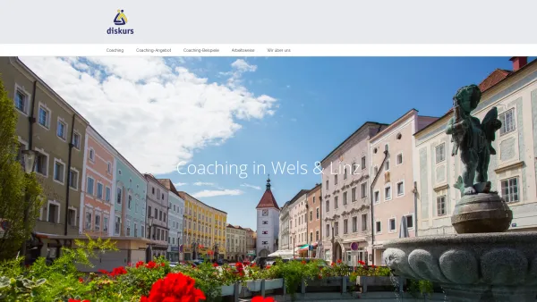 Website Screenshot: Coaching Haas in Wels und Linz Gabriele Haas - Coaching in Wels und Linz – Diskurs Haas! - Date: 2023-06-22 15:00:01