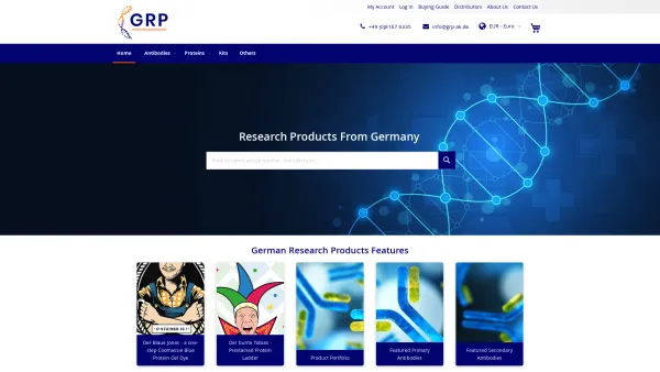 Website Screenshot: Dachbeschichtungssysteme Kopanic & Köhler - German Research Products - Antibodies, Proteins, Assays & Reagents - Date: 2023-06-22 15:00:01