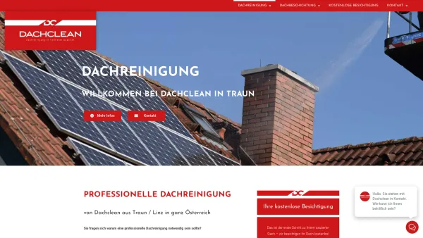 Website Screenshot: Dachclean CO GmbH - Professionelle Dachreinigung | dachclean.at - Date: 2023-06-14 10:46:33