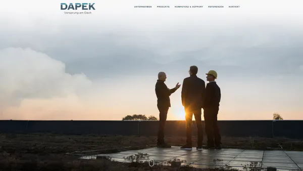 Website Screenshot: DAPEK Dach und Abdichtungstechnik GmbH - DAPEK - Vorsprung am Dach – Flachdach • Abdichtung • RESITRIX • ALUTRIX - Date: 2023-06-26 10:25:50