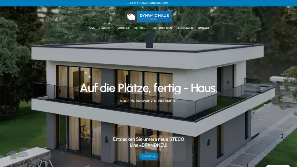 Website Screenshot: Dynamic Haus Plus GmbH - Dynamic Haus Plus | Das Individuelle Fertigteilhaus - Date: 2023-06-14 10:37:35