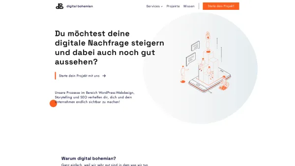 Website Screenshot: digital bohemian - Webdesign & Development + SEO | Wien & NÖ • digital bohemian - Date: 2023-06-15 16:02:34