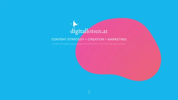 Website Screenshot: Werbeagentur digitallotsen.at - digitallotsen.at – Content Marketing Agency - Date: 2023-06-15 16:02:34
