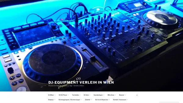 Website Screenshot: djsetverleih.at DJ Equipment Verleih Wien - DJ Equiment Verleih Wien - Pioneer PRO-DJ mieten! - Date: 2023-06-22 15:00:01