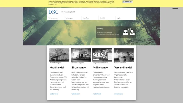 Website Screenshot: DS Consulting GmbH - DSC::home - Date: 2023-06-22 15:00:01