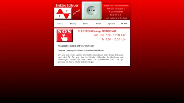Website Screenshot: Elektro Spilauer - elektro spilauer - Date: 2023-06-22 12:13:03