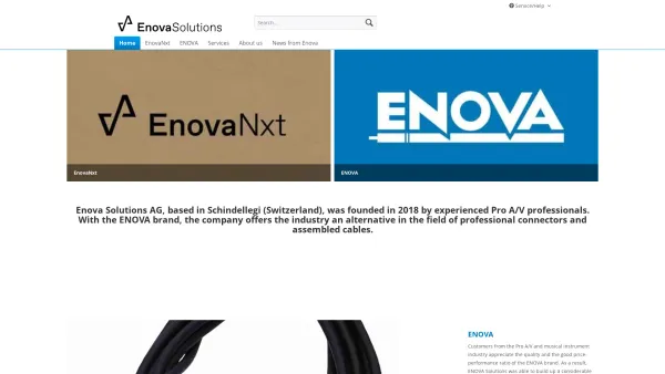 Website Screenshot: Enova Solutions GmbH - Enova Solutions | Enova Solutions AG - Date: 2023-06-26 10:25:53
