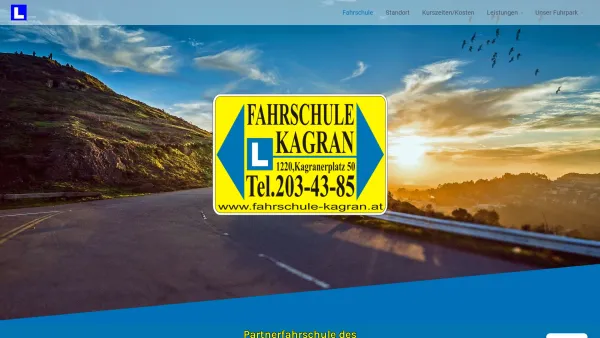 Website Screenshot: Ing. Michael Fahrschule Kagran Startseite - Fahrschule Kagran – Die Fahrschule Ihrer Wahl - Date: 2023-06-15 16:02:34