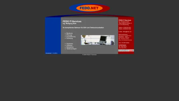 Website Screenshot: FEDO IT-Services - FEDO.NET - Date: 2023-06-22 12:13:03