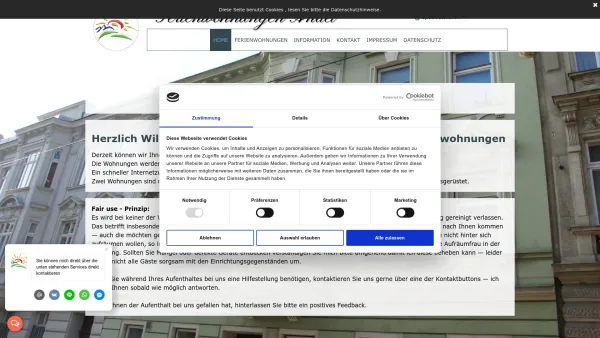 Website Screenshot: Ferienwohnungen Andel Wien - Ferienwohnung in Wien, Diesterweggasse - Ferienwohnungen Andel - Date: 2023-06-22 12:13:03