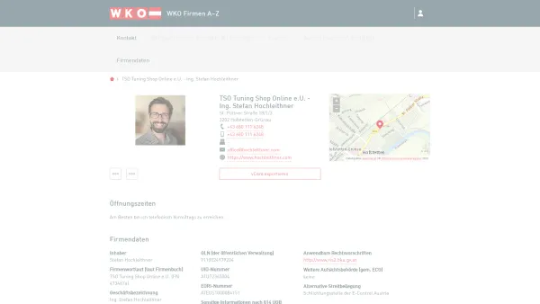 Website Screenshot: Hochleithner - TSO Tuning Shop Online e.U. in 3202 Hofstetten-Grünau | Ing. Stefan Hochleithner | WKO Firmen A-Z - Date: 2023-06-26 10:25:53
