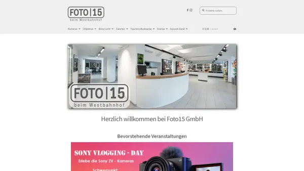 Website Screenshot: Foto15 GmbH - FOTO|15 – Foto15 GmbH - Date: 2023-06-15 16:02:34