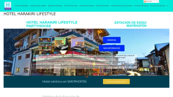 Website Screenshot: Hotel Harakiri Lifestyle - HOTEL HARAKIRI LIFESTYLE - Date: 2023-06-22 15:02:28