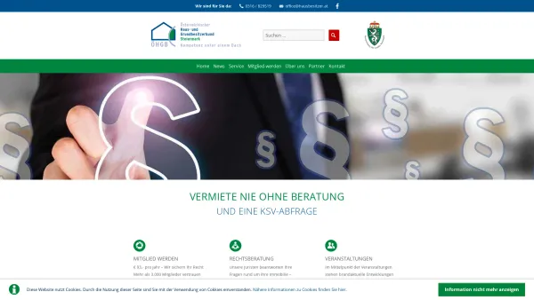 Website Screenshot: Liegenschaftsverwaltung GRAZ bici Immobilienmanagement & IT Consulting - Österreichischer Haus- und Grundbesitzerbund Steiermark - Date: 2023-06-22 15:02:28
