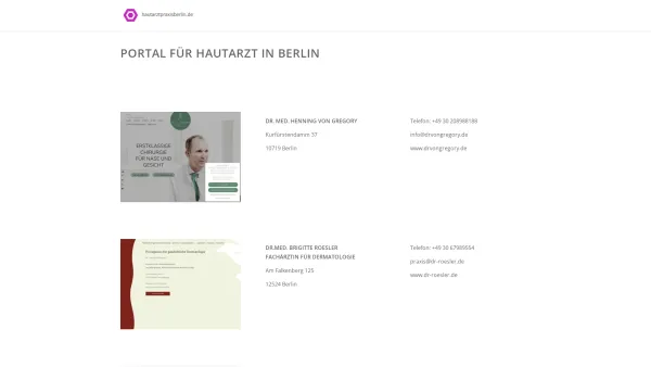 Website Screenshot: Dr. med. Natalie Reytan - Hautarzt Berlin | Hautärzte in Berlin finden und vergleichen - Date: 2023-06-15 16:02:34