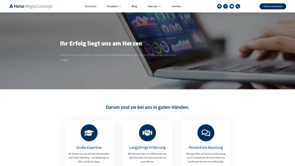 Website Screenshot: Heise RegioConcept GmbH & Co. KG - Home - Heise RegioConcept Österreich - Marketing-Agentur - Date: 2023-06-15 16:02:34