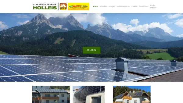 Website Screenshot: Holleis Solartechnik - Holleis - Date: 2023-06-14 10:38:04