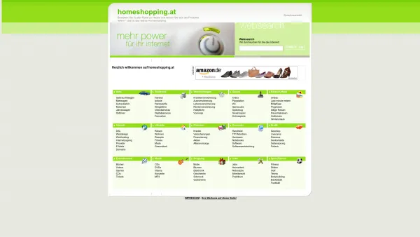 Website Screenshot: HomeShopping Preisvergleich Österreich - homeshopping.at - Homeshopping - bequem zu Hause bestellen - Date: 2023-06-22 15:02:28