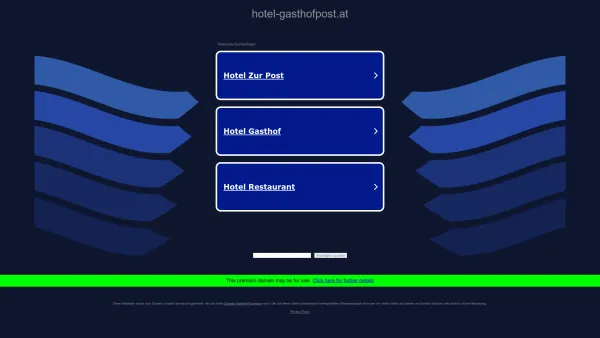 Website Screenshot: Hotel Gasthof Post - hotel-gasthofpost.at - Informationen zum Thema hotel gasthofpost. - Date: 2023-06-15 16:02:34