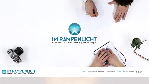 Website Screenshot: Im Rampenlicht e.U - Marketing und Produktfotografie aus Klagenfurt - Im Rampenlicht - Date: 2023-06-14 10:46:33