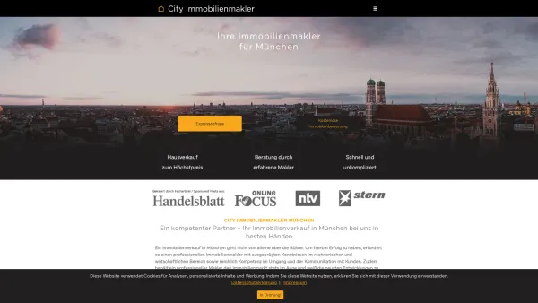 Website Screenshot: City Immobilienmakler GmbH München Zentrum - City Immobilienmakler München - Date: 2023-06-15 16:02:34