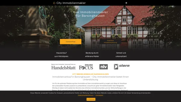Website Screenshot: City Immobilienmakler GmbH Barsinghausen - City Immobilienmakler Barsinghausen - Date: 2023-06-14 10:46:33